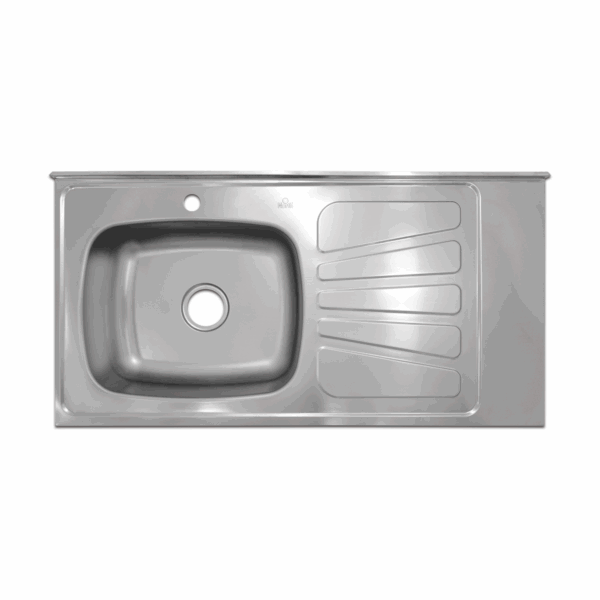 FREGADERO / POCETA 100X50 ESCURRIDOR DERECHO MONOCONTROL