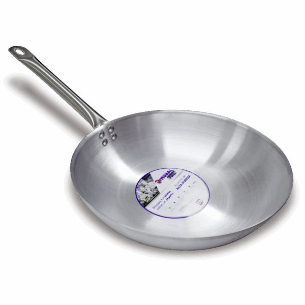 SARTÉN WOK MUNAL PRO 32 CM MANGO ACERO